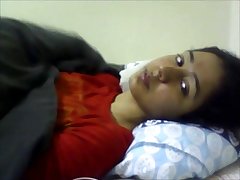 Cute indian teen with a quick masturbation orgasm sex