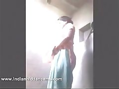 Indian bhabhi getting naked taking shower recorded by hiddencam