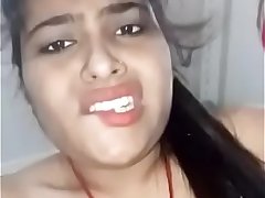 Horny Indian Girl Fingering and Cumming with Loud Moan